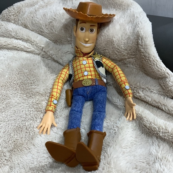Toy Story Woody Doll Talking Pull String Boots 15" - Picture 3 of 5